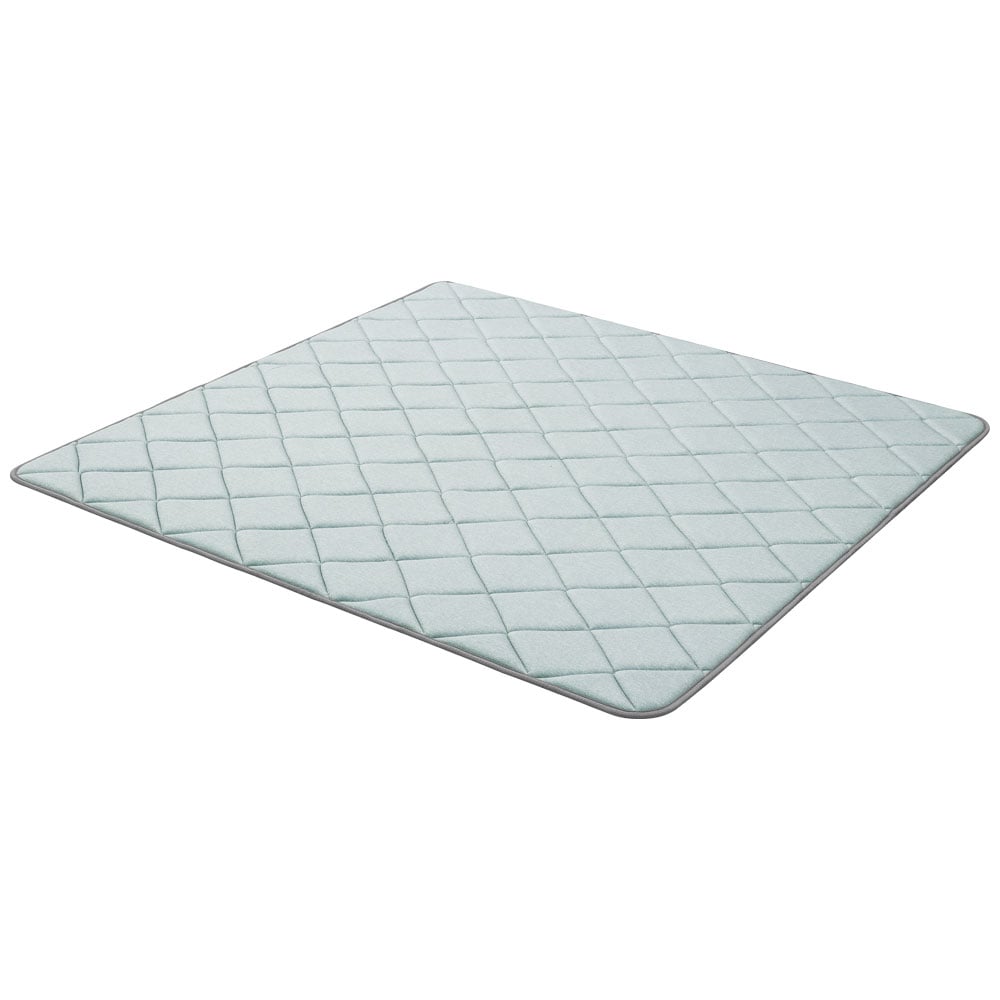 ラグ 夏用 ラ・クッションラグ 冷感ジェルタイプ 接触冷感 冷感ジェル ひんやり 冷感ラグ 厚手 3cm 防音 キルト カーペット ラグマット アイリスオーヤマACRRG-1824 ベージュ ベージュ