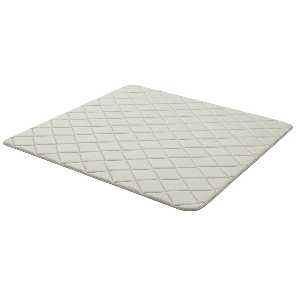 ラグ 夏用 ラ・クッションラグ 冷感ジェルタイプ 接触冷感 冷感ジェル ひんやり 冷感ラグ 厚手 3cm 防音 キルト カーペット ラグマット アイリスオーヤマACRRG-1824 ベージュ ベージュ