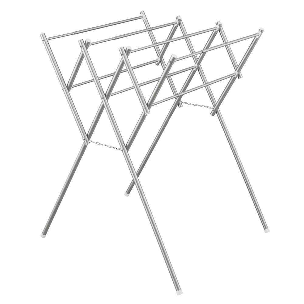 タオルハンガー スタンド ハンガー ステンレス タオル干し 伸縮 省スペース コンパクト タオルスタンド スリム ラック 室内物干し 洗濯物干し 物干しスタンド 部屋干し 花粉 アイリスオーヤマ SWX-700R ステンレス ステンレス