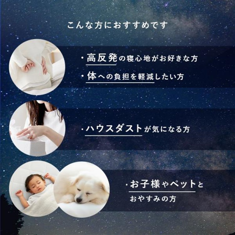 【まくら(低反発)付】マットレス シングル 三つ折り 厚さ5cm エアリー MARSR-S ホワイト まくら(低反発)付