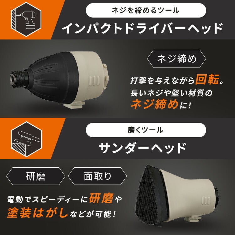 マルチギア 充電式ドリルドライバーセット10.8V PJM10DRS サンドベージュ+インパクトドライバー