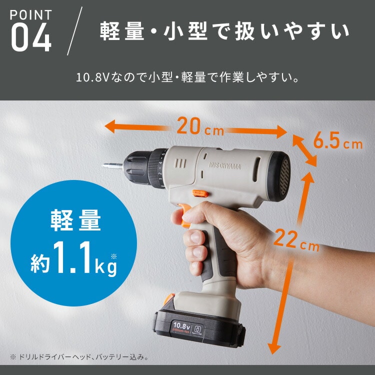 マルチギア 充電式ドリルドライバーセット10.8V PJM10DRS サンドベージュ+サンダーヘッド※4月上旬ごろ発送予定