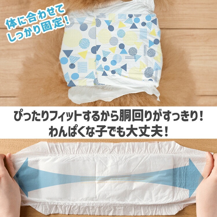 【240枚】ペット用おむつ ピタフィット XS 80枚入×3袋 男の子用 MNPD-XS80 XS(胴まわり:15~30cm)/3袋セット