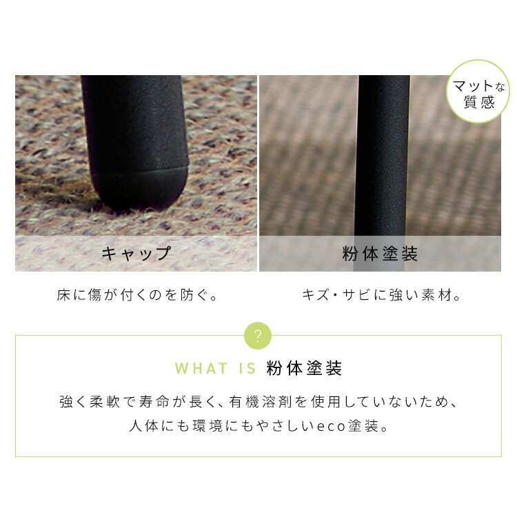 アイアンウッドサイドテーブル IWST-300R ウォールナット/ブラック ウォールナット/ブラック