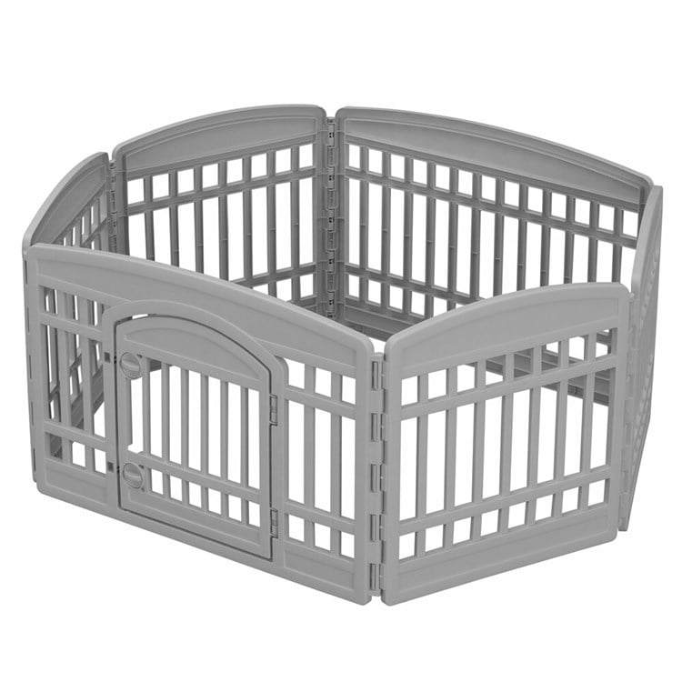 犬 ケージ Lサイズ アイリスオーヤマ 6枚 ゲージ おしゃれ 小型犬 ペットサークル CIー6022 CIー604 CIー606 Lサイズ グレー