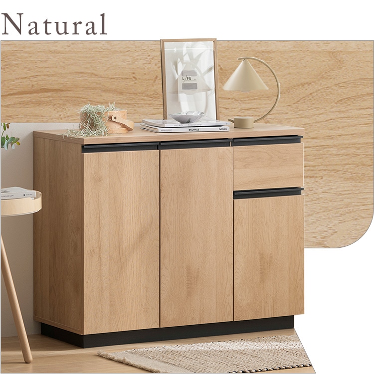 リビングキャビネット RCB-890R オフホワイト オフホワイト