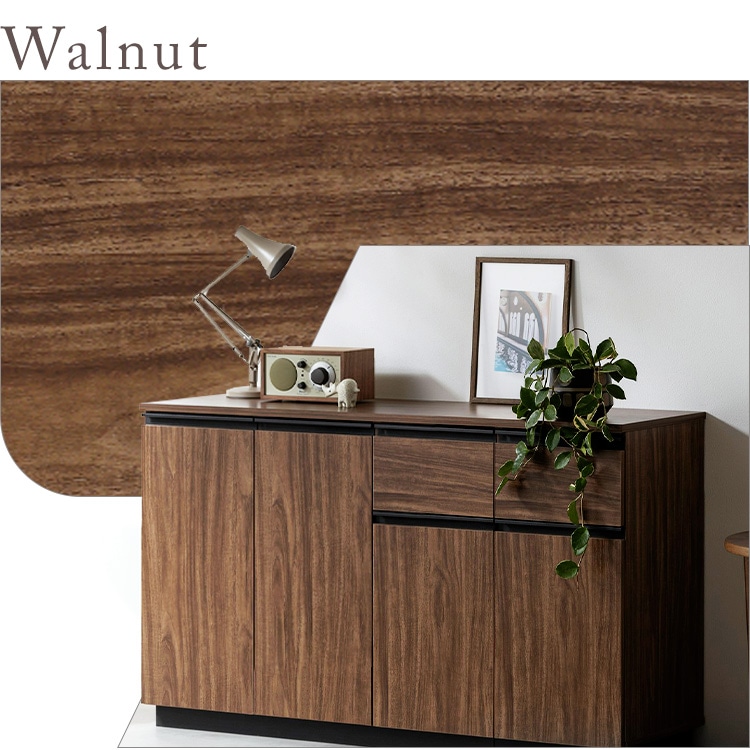 リビングキャビネット RCB-1190R ウォールナット ウォールナット