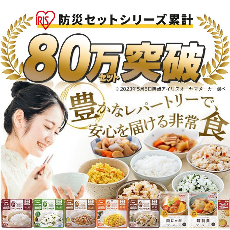 防災セット 食品付き 1人用 43点 NBS1-43