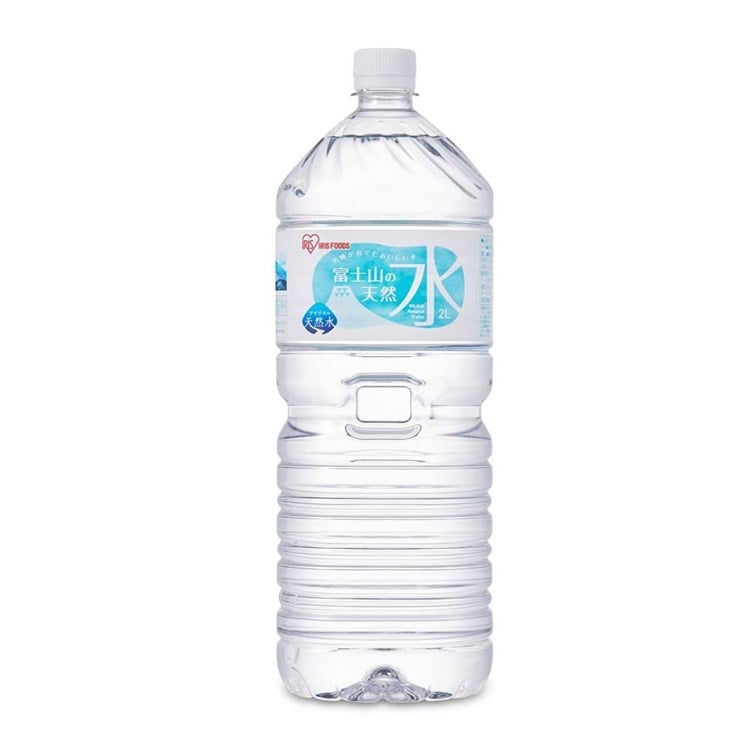 水 富士山の天然水 2L×9本 ラベルレス 天然水 アイリスオーヤマ 送料無料