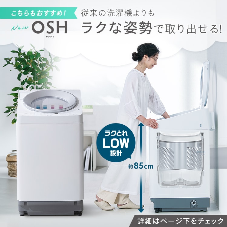 全自動洗濯機 8.0kg洗剤自動投入 インバーター無 IAW-T804: アイリス 