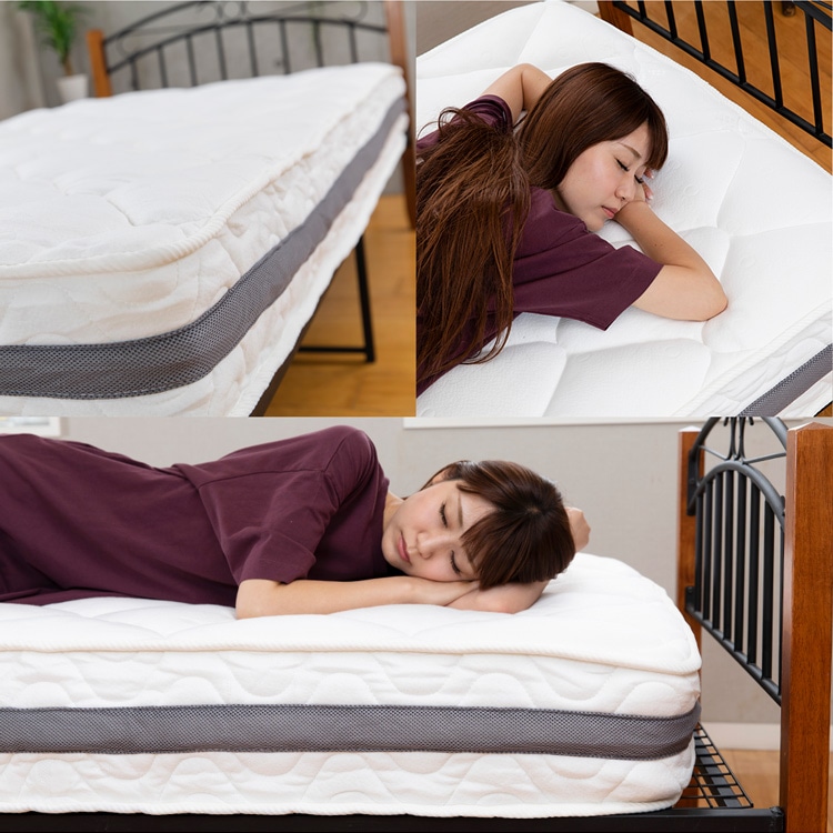 マットレス セミダブル ポケットコイル 厚さ20㎝