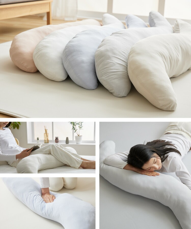 接触冷感抱き枕 アイスブルー アイスブルー