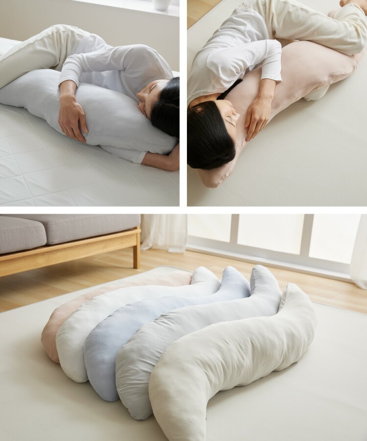 接触冷感抱き枕 アイスブルー アイスブルー