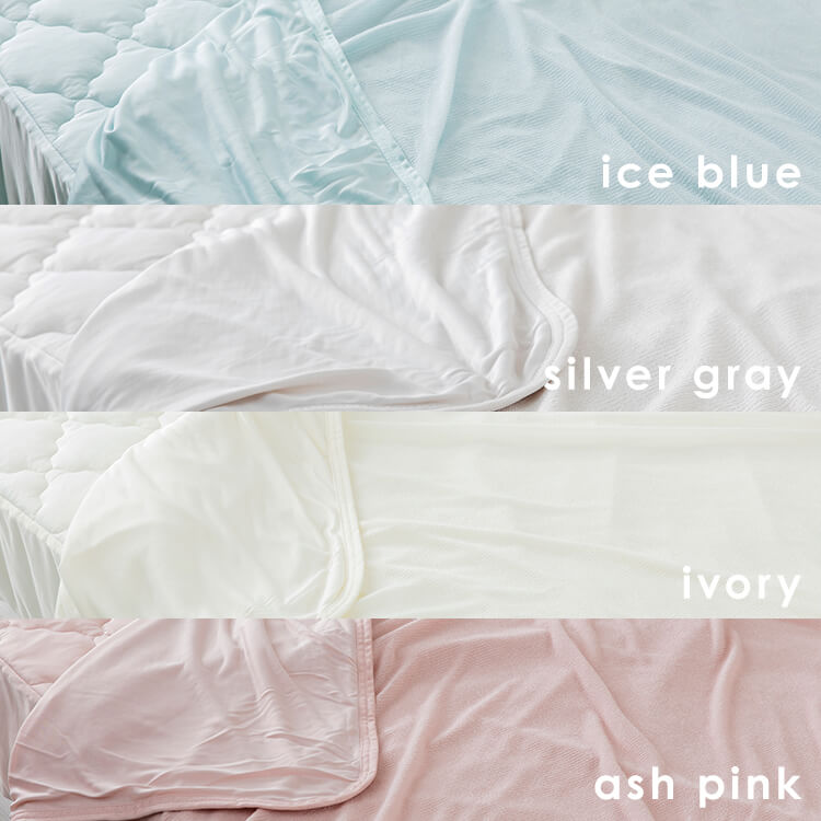 タオルケット セミダブル 夏用 接触冷感 Q-max0.45 吸湿速乾 アイスブルー セミダブル/アイスブルー