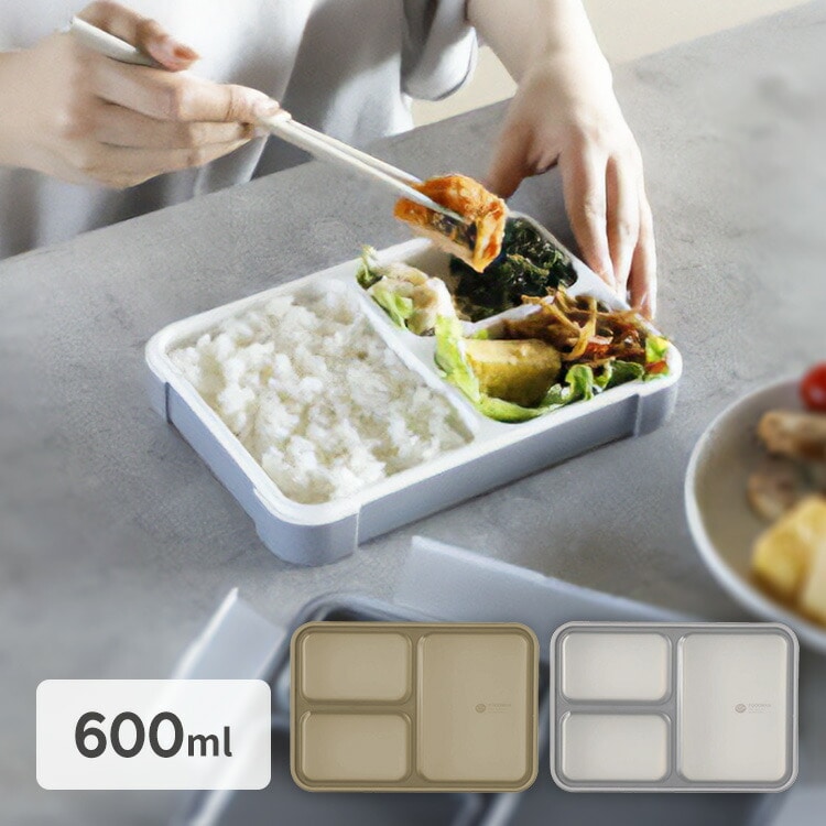 薄型弁当箱 抗菌 フードマン400 バーガンディ バーガンディ