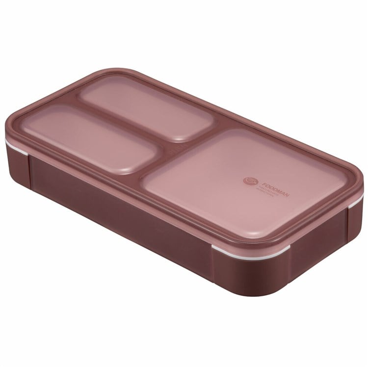 薄型弁当箱 抗菌 フードマン800 アッシュブラウン アッシュブラウン