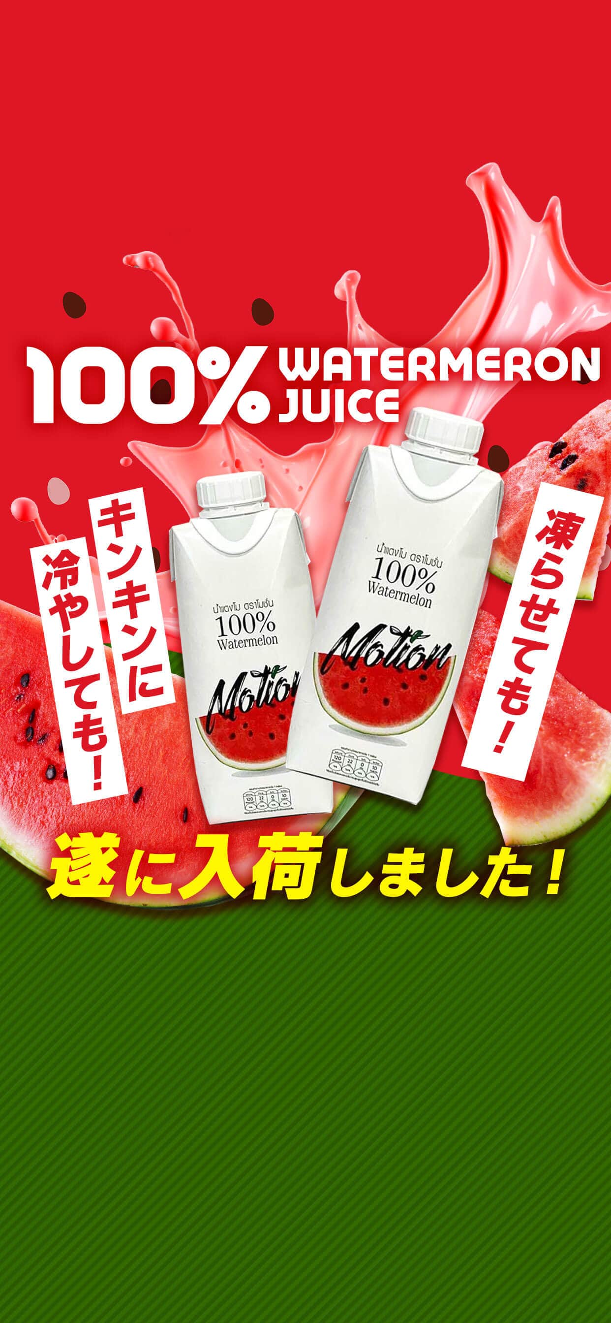 100％ウォーターメロンジュース 12・24本
