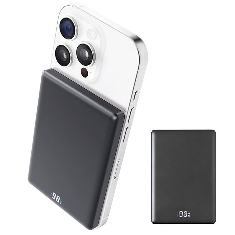 モバイルバッテリー マグネット式ワイヤレスタイプ