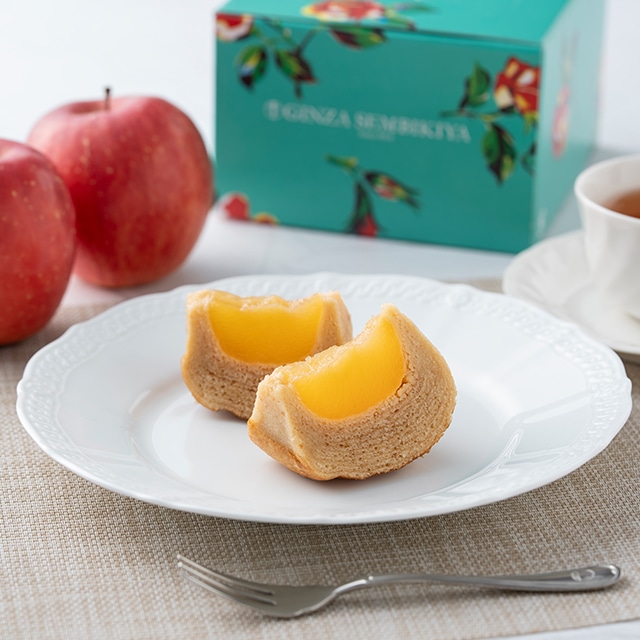 お歳暮 クリスマス 2025 焼き菓子 バームクーヘン お菓子 スイーツ 贈り物 ギフト 千疋屋 パティスリー銀座千疋屋 銀座アップルクーヘン2個