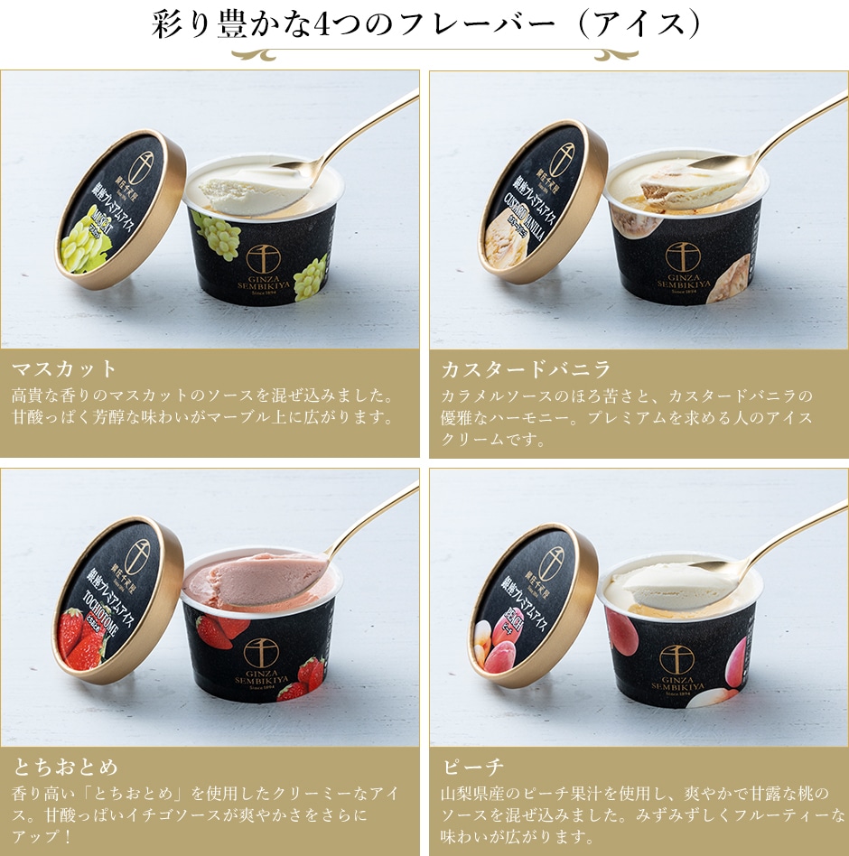 銀座プレミアムアイス フレーバー