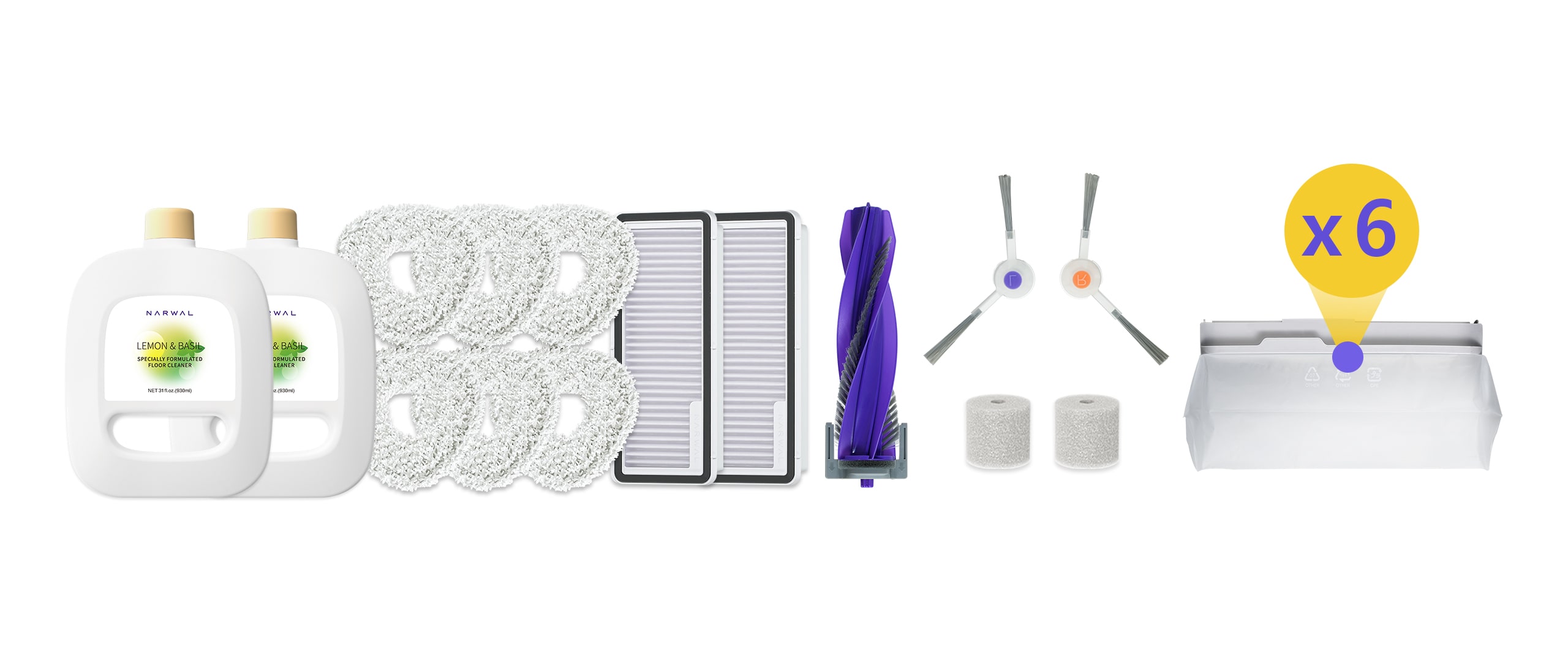 Narwal Freo X Ultra ロボット掃除機用アクセサリーセット