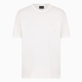 [EMPORIO ARMANI]Travel Essentials Tシャツ ジャージー素材 ホワイト L