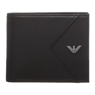 [EMPORIO ARMANI]2つ折り財布 ブラック