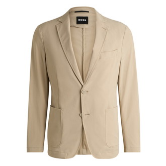 [BOSS]スリムフィットジャケット テックトラベル Light Beige 48A