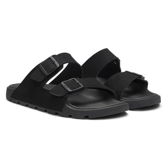 [BOSS] ツインストラップ スライドサンダル ロゴバックル Black 41