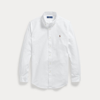 [POLO RALPH LAUREN]カスタムフィット オックスフォードシャツ ホワイト S