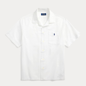 [POLO RALPH LAUREN]クラシック フィット オックスフォード キャンプ シャツ ホワイト S