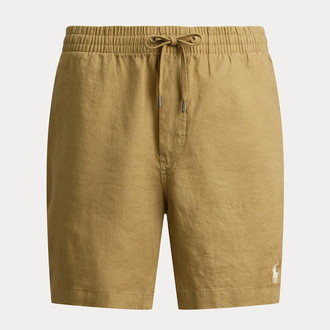 [POLO RALPH LAUREN]6インチ Polo プレップスター リネン ショートパンツ ベージュ S