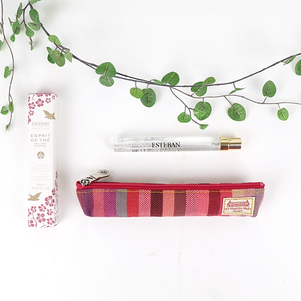 ESTEBAN 水性香水 オーデプランツ・ミニペンポーチセット(エスプリ ド テ&プチ ダニ ローズ) エステバン フレグランス ギフト プチ ダニ ローズ