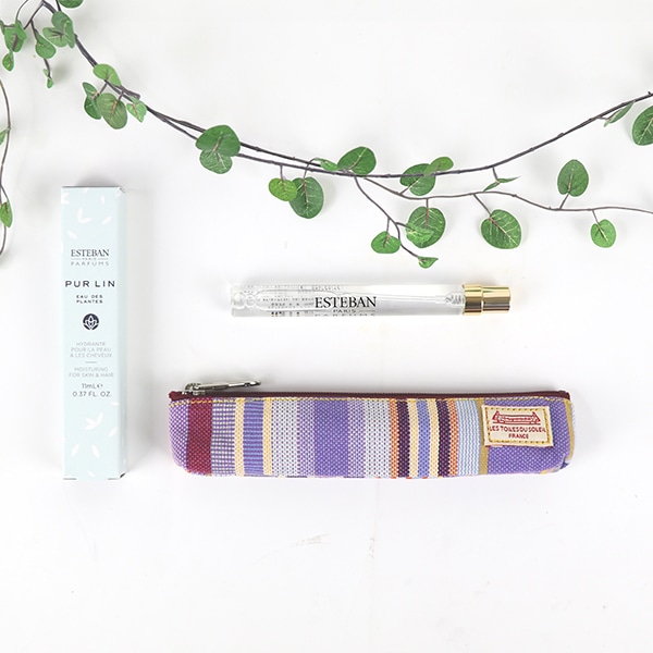 ESTEBAN 水性香水 オーデプランツ・ミニペンポーチセット(ピュアリネン＆ヴァレンソル) エステバン フレグランス ギフト