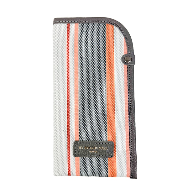 [A269]ソレイユグラスケース(ル キャピトル ブラン グリ/LE CAPITOLE Blanc Gris) メガネケース 眼鏡ケース