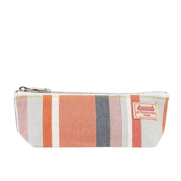 [A283]マチ付きペンポーチ(ル キャピトル ブラン グリ/LE CAPITOLE Blanc Gris) ペンケース