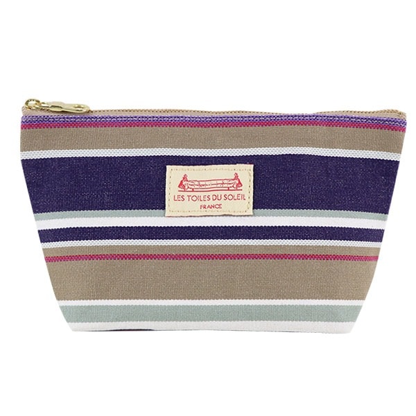 [A291]ソレイユポーチワイド(プチ ジュピター マリン トープ/PETIT JUPITER Marine Taupe) コスメポーチ ペンケース