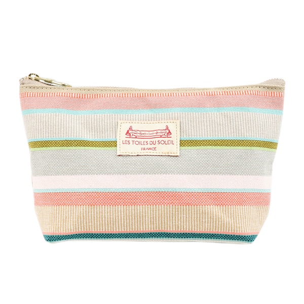 [A291]ソレイユポーチワイド(プラージュ ド カバソン エクリュ ベージュ/PLAGE DE CABASSON Ecru Beige) コスメポーチ ペンケース