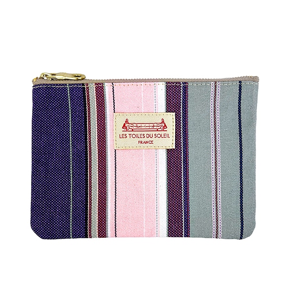 [A292]フラットソレイユポーチ(プチ リュ デュ バッグ ヴィオレ/PETIT RUE DU BAC Violet) コスメポーチ ペンケース