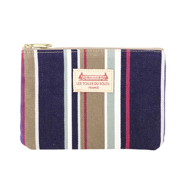 [A292]フラットソレイユポーチ(プチ ジュピター マリン トープ/PETIT JUPITER Marine Taupe)