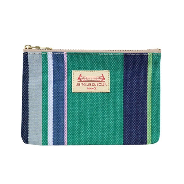 [A292]フラットソレイユポーチ(プチ エムロード ヴェール セルダーニュ ヴェール/PETIT EMERAUDE Vert Cerdagne Vert) コスメポーチ ペンケース