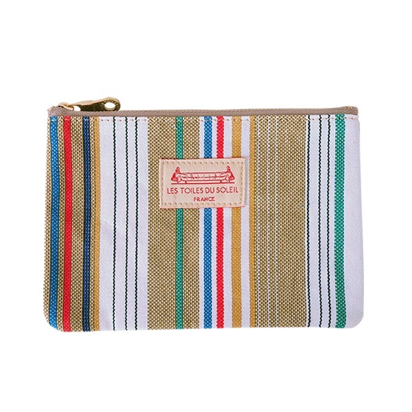 [A292]フラットソレイユポーチ(フラーム ミエル/FLAMME Miel) コスメポーチ ペンケース