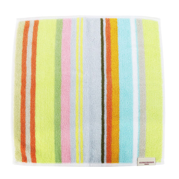 [A297]今治タオルハンカチ 両面パイル(ジェラティ ブラン ジョンヌ/GELATI Blanc Jaune) ミニタオル ギフト プレゼント