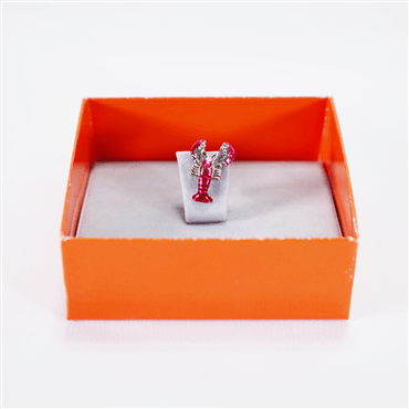 [SINA COVA(シナコバ)]ラペルピン ゴルフ シルバーロブスター 57001680