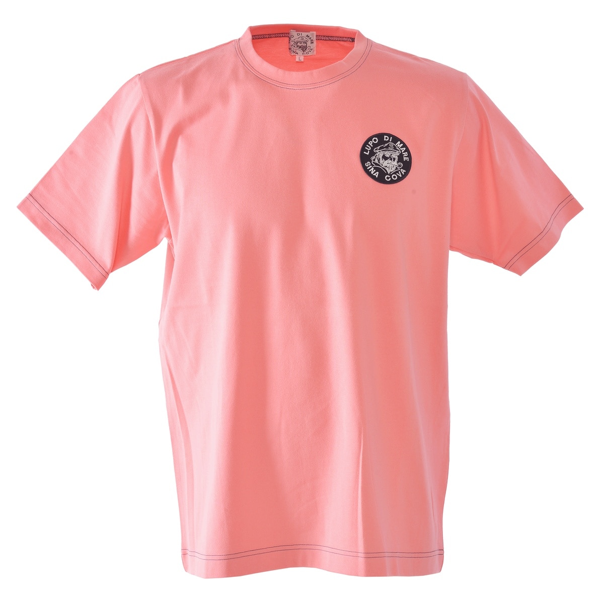 [SINA COVA(シナコバ)]ロゴワッペン Tシャツ ピンク M 10000530