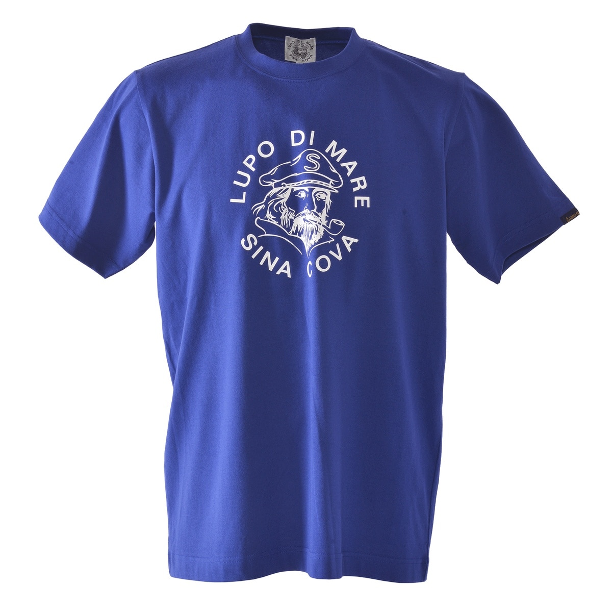 [SINA COVA(シナコバ)]ロゴプリント Tシャツ ブルー L 10000580