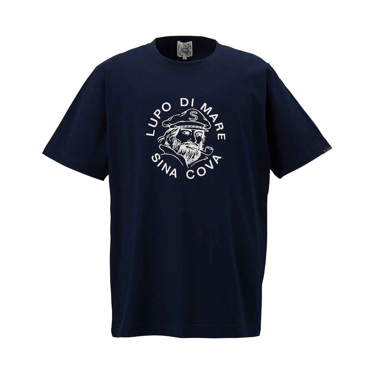 [SINA COVA(シナコバ)]ロゴプリント Tシャツ ネイビー L 10000580