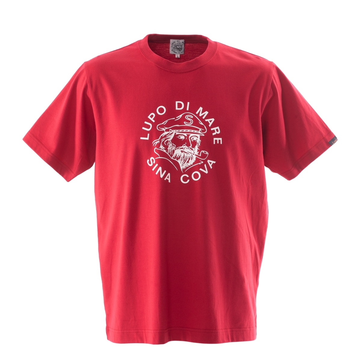 [SINA COVA(シナコバ)]ロゴプリント Tシャツ レッド L 10000580