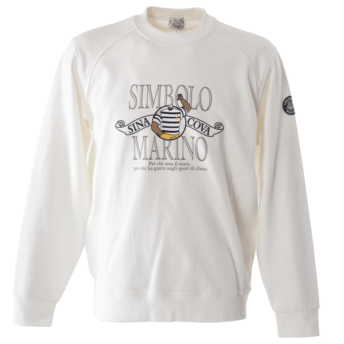 [SINA COVA(シナコバ)]クルーネックトレーナー 24120010 オフホワイト L