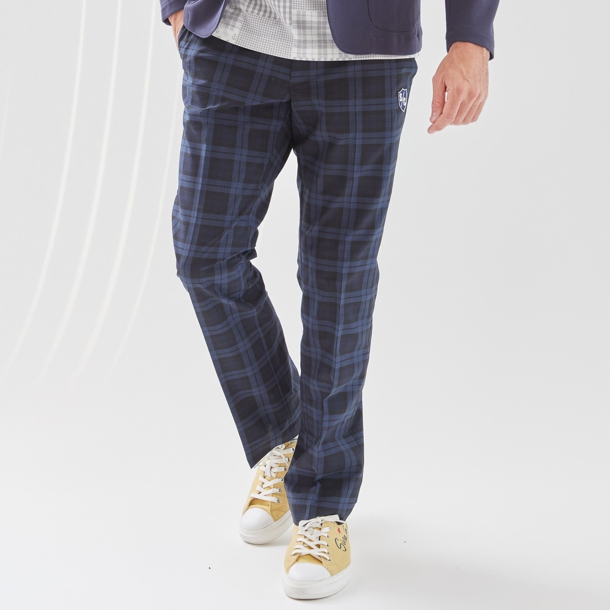 [SINA COVA(シナコバ)]ノータックパンツ ネイビー  96 24155030